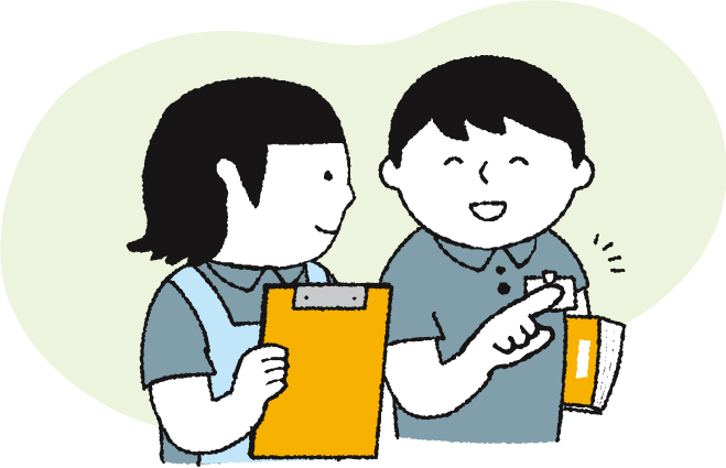 インタビューイラスト