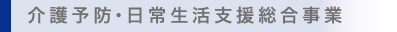 介護予防・日常生活支援総合事業