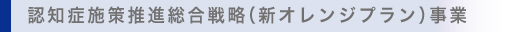 認知症施策推進総合戦略（新オレンジプラン）事業